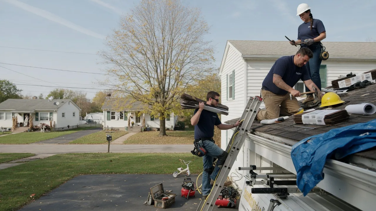 Local Roofing Contractors in Le Claire, IA near me